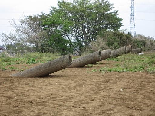 花野井地下燃料庫のヒューム管