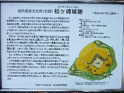 松ヶ崎城址案内図 