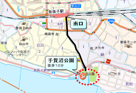 集　合／ 手賀沼公園 （JR常磐線　我孫子駅南口10分）　　　　　　　　　　　　　　　　　　　　　　　　　　　　　　 　解　散／5km　10時50分頃　北柏橋（JR常磐線各駅停車　北柏駅5分）　　　　　　　　　　 10km　12時頃　駒木橋袂（東武野田線豊四季駅10分）への地図