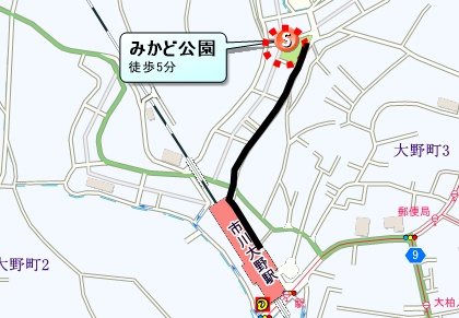 集　合／ みかど公園（JR武蔵野線市川大野駅5分）　　　　　　　　　　　　　　　　　　　　　　　　　　　　　　　　　　　　　　　　 　解　散／11時頃　奥之院（京成線中山駅15分・JR総武線下総中山駅20分）　　への地図