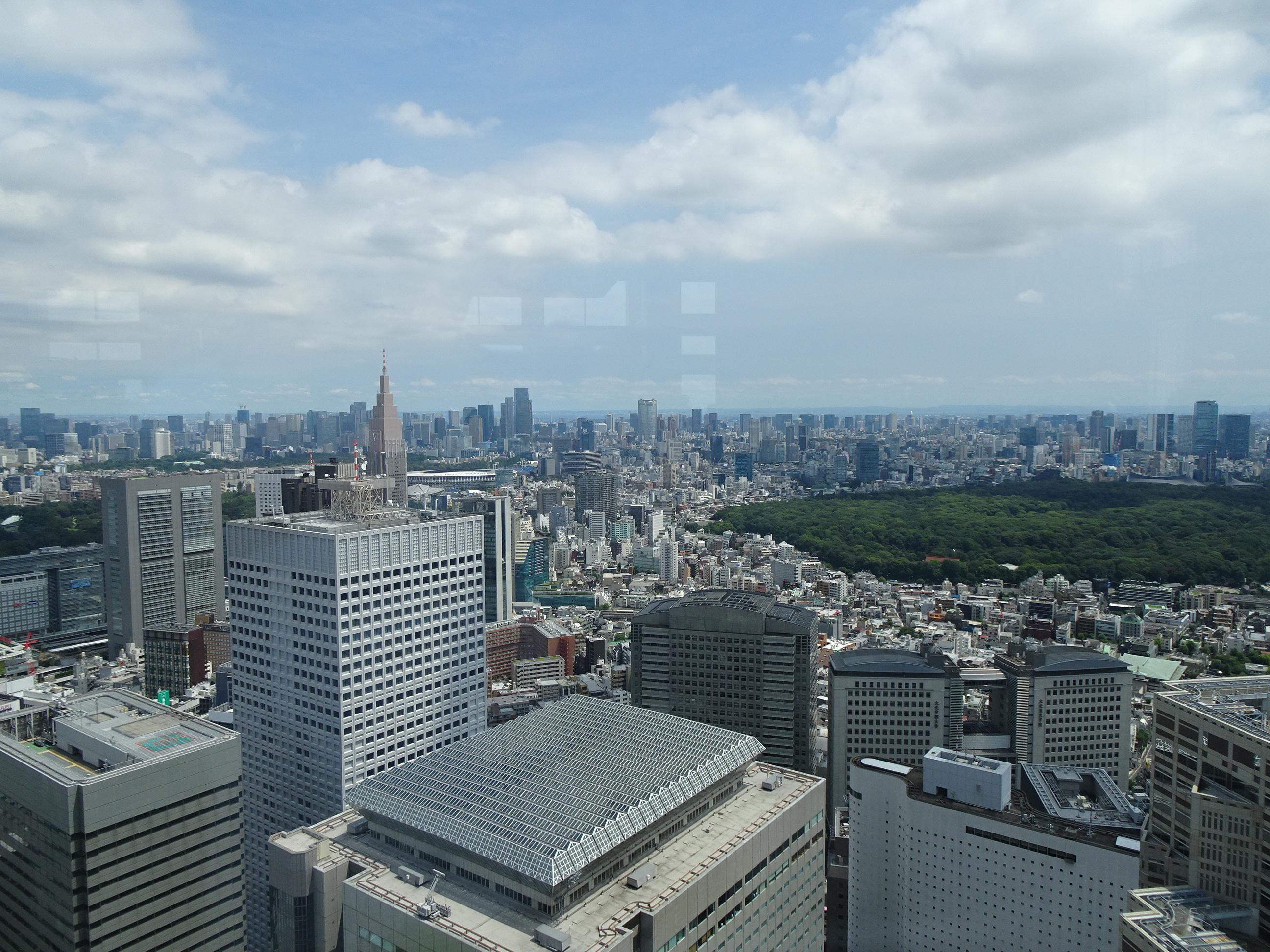 都庁展望室より