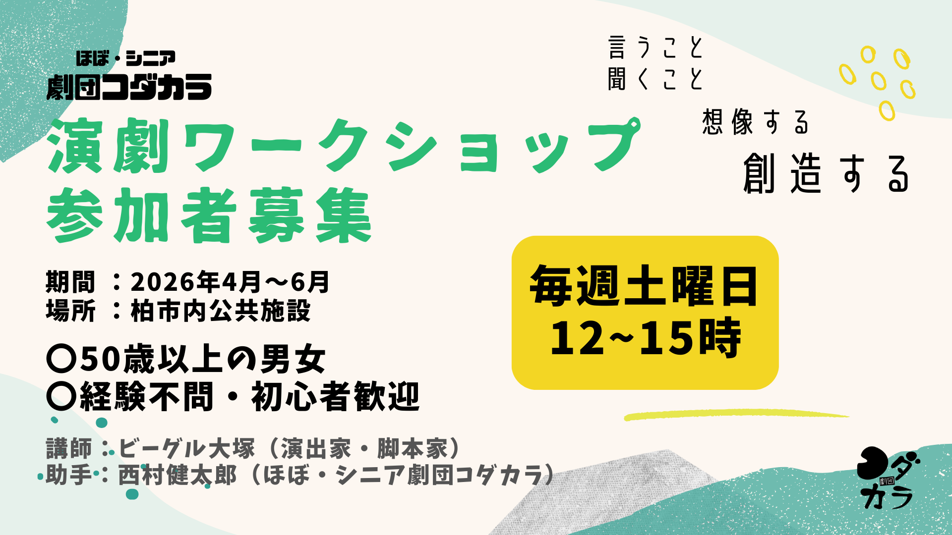 演劇ワークショップ画像